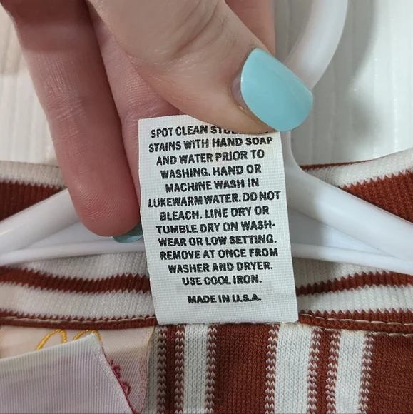 Rare Vintage 70s McDonald's Deadstock Button Down Rust Uniform Top in Packaging - Picture 8 of 9